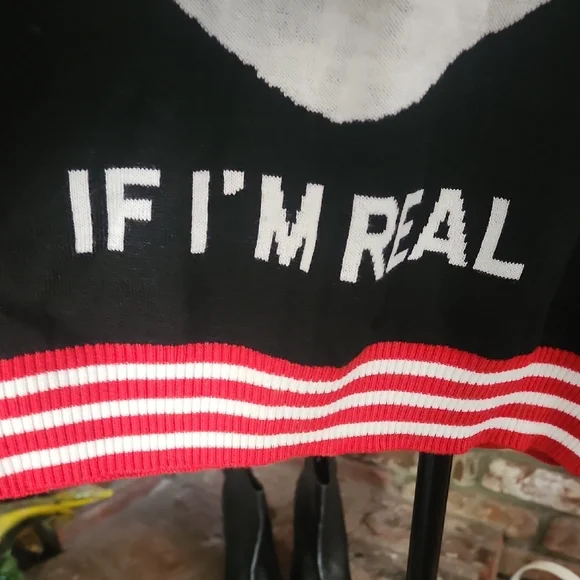 NWT Tipsy Elves Ask Your Mom If I’m Real Santa Christmas Sweater Mens M - Picture 3 of 13